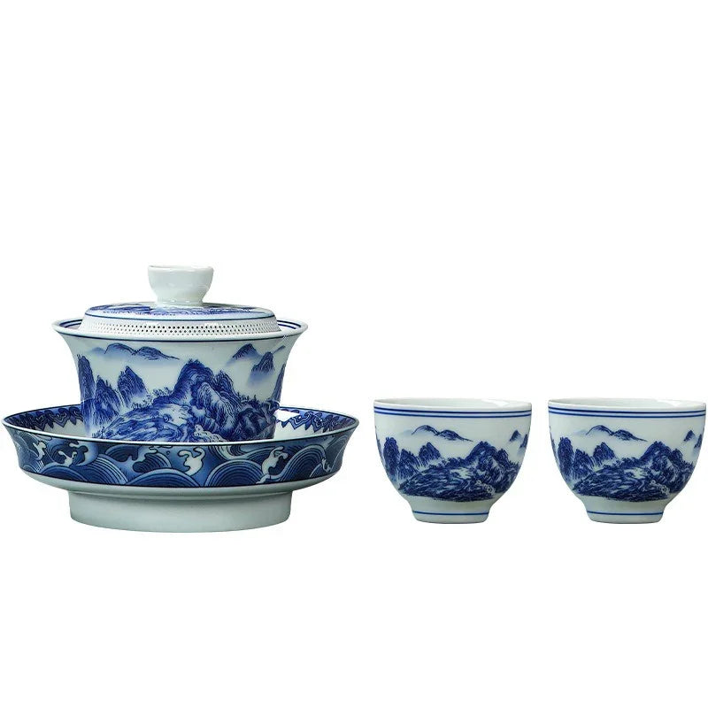 ancient-celadon-style-ceramic-qianli-jiangshan-sancai-gaiwan-set-190ml-yiqin-tea-house-yiqinteahouse-com-9 - YIQIN TEA HOUSE 一沁茶舍 yiqinteahouse.com
