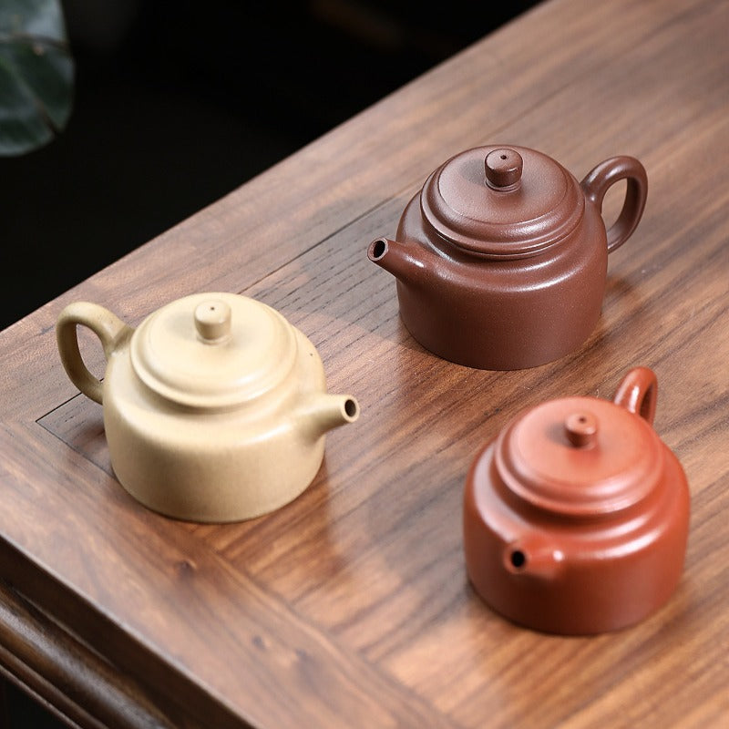 Yixing Zisha Teapot [De Zhong] (Bensan Lu Ni/Jiang Po Ni/Zi Ni - 170ml)