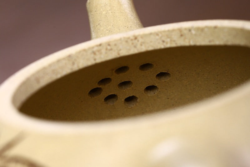 宜兴紫砂茶壶 [竹石瓢] (玉砂段 - 340ml)