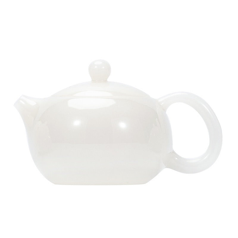 冰玉白玉瓷釉烧【西施壶】80/200/300ml