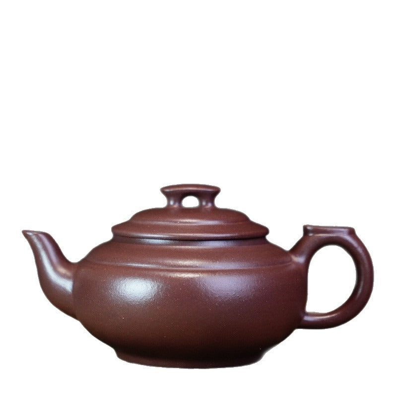 Théière Yixing Zisha entièrement faite à la main [Pot Shang Xin Qiao] (Di Cao Qing - 260 ml)