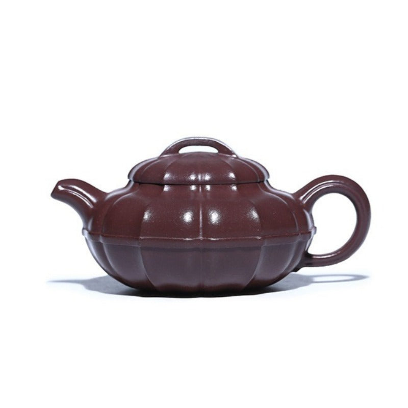 全手工宜兴紫砂茶壶 [清圆] (紫泥 - 200ml)]