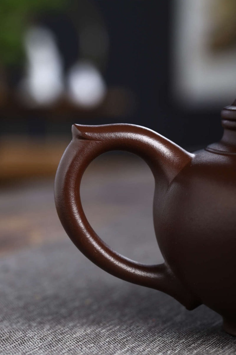 Théière Yixing Zisha entièrement faite à la main [Pot Xiao Ying] (Shi Hong - 360ml)