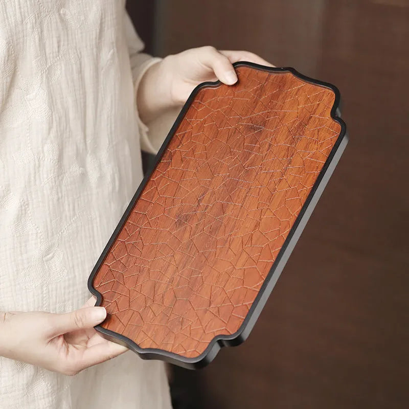 Bamboo [Carved Window] Tea Tray - YIQIN TEA HOUSE | yiqinteahouse.com | new arrival, tea tray, teaware