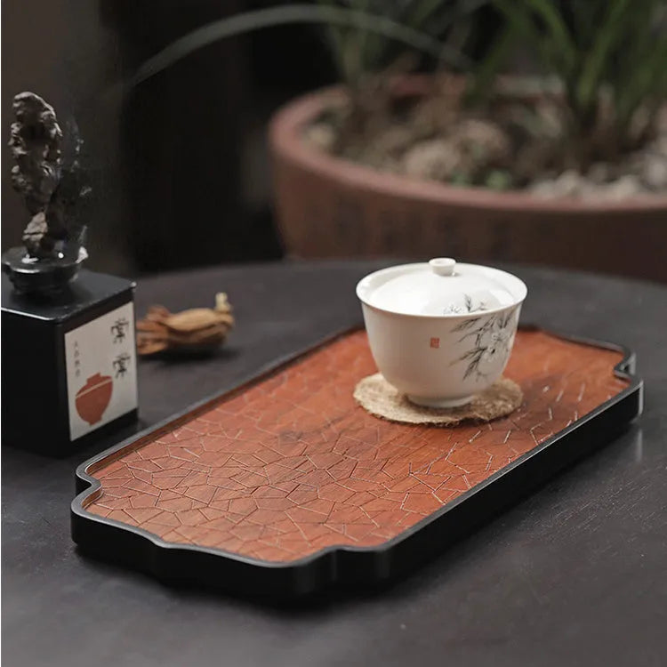 Bamboo [Carved Window] Tea Tray - YIQIN TEA HOUSE | yiqinteahouse.com | new arrival, tea tray, teaware