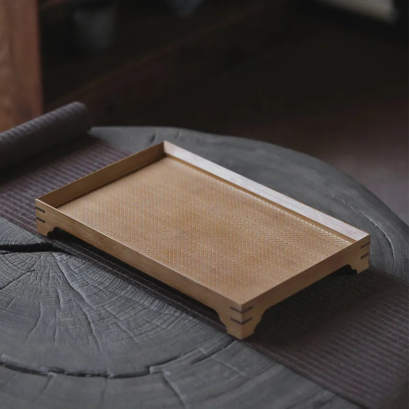 Bamboo Weaving Tea Tray - YIQIN TEA HOUSE | yiqinteahouse.com | new arrival, tea tray, teaware