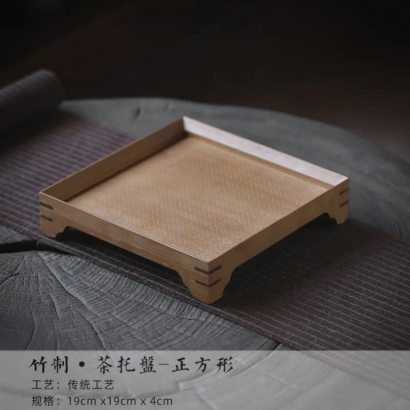 Bamboo Weaving Tea Tray - YIQIN TEA HOUSE | yiqinteahouse.com | new arrival, tea tray, teaware