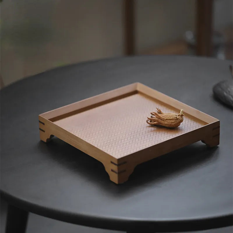 Bamboo Weaving Tea Tray - YIQIN TEA HOUSE | yiqinteahouse.com | new arrival, tea tray, teaware