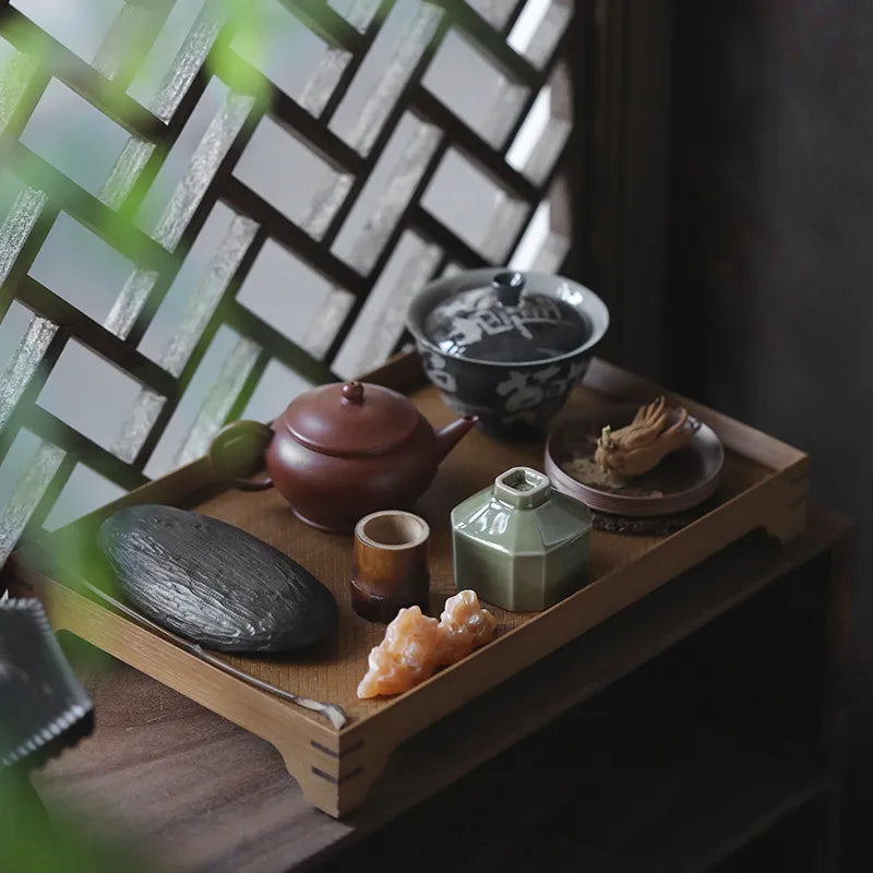 Bamboo Weaving Tea Tray - YIQIN TEA HOUSE | yiqinteahouse.com | new arrival, tea tray, teaware