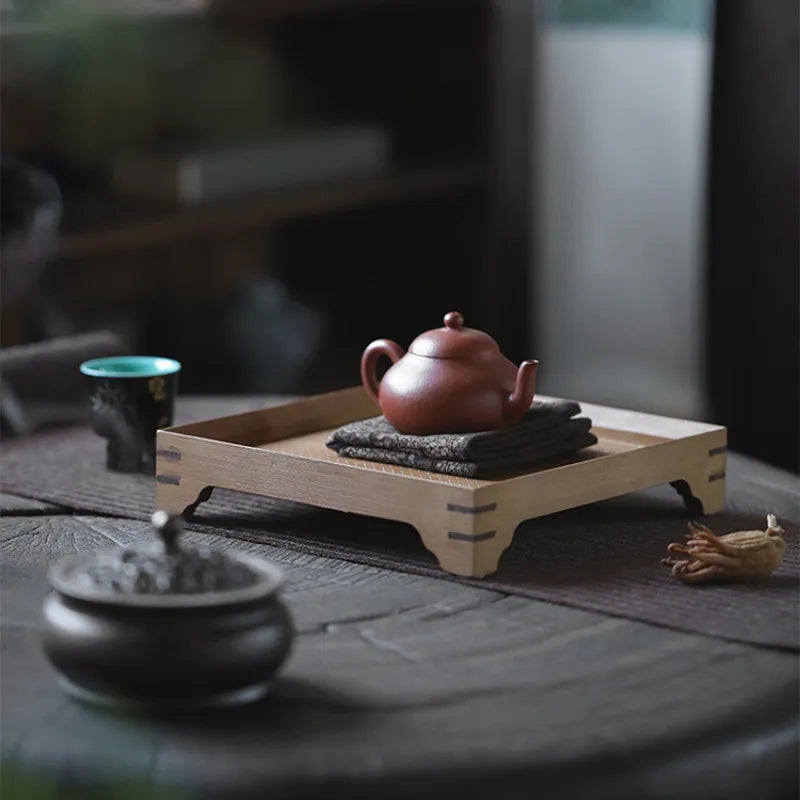 Bamboo Weaving Tea Tray - YIQIN TEA HOUSE | yiqinteahouse.com | new arrival, tea tray, teaware