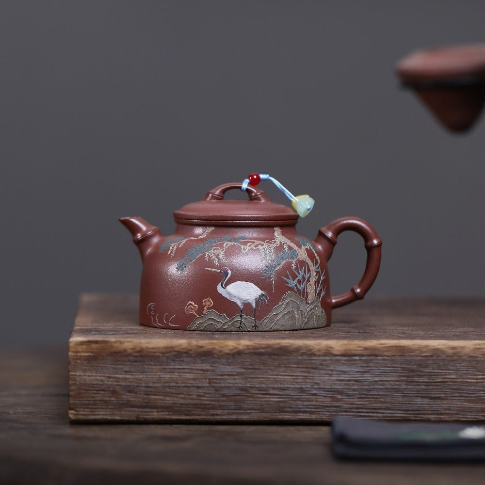 Yixing Zisha Teapot [Xianhe Yan Nian] (Zi Ni - 230ml)