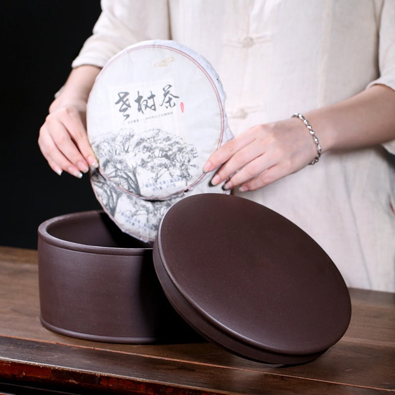 Pot à gâteau au thé Yixing Zisha [Gu Yun] 3 tailles