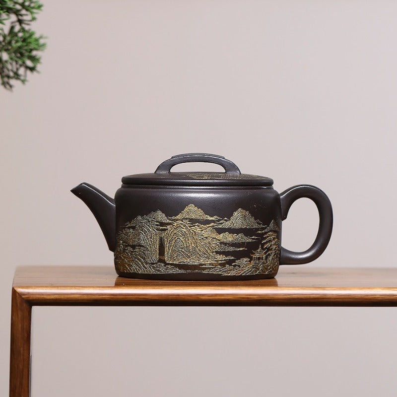 Yixing-Zisha-Teekanne [Hanwa] (Shi Huang - 240 ml)