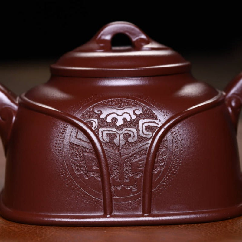 Tetera Yixing Zisha hecha a mano [Ruyi Pot] (Di Cao Qing - 370 ml)