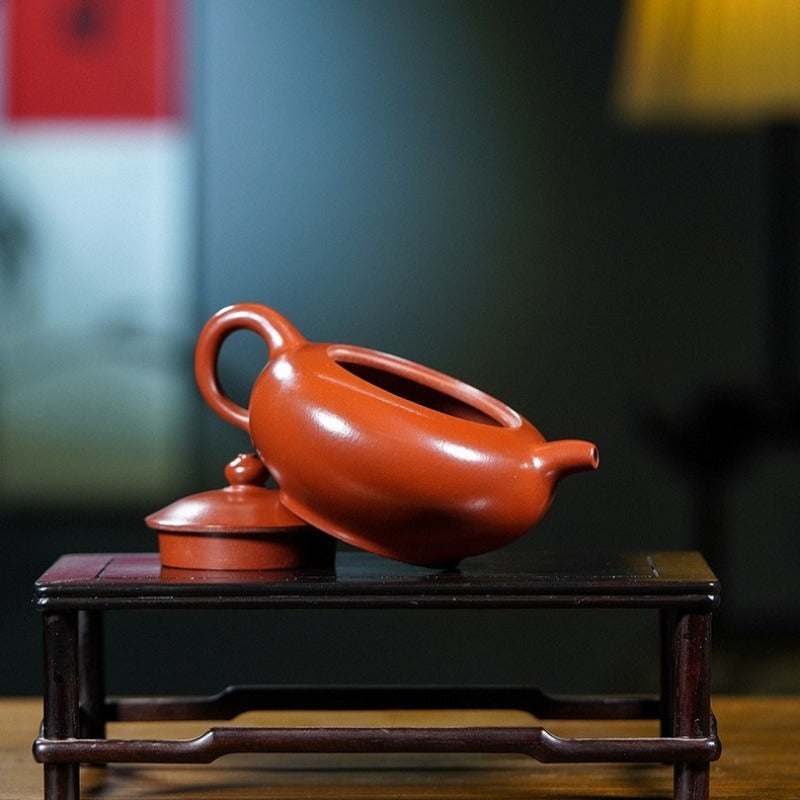 Full Handmade Yixing Zisha Teapot [Wan Yu] (Dahongpao - 320ml)