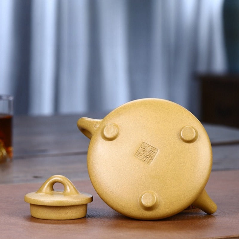 Yixing Zisha Teapot [Ziye Shi Piao] (Huangjin Duan Ni - 240ml)