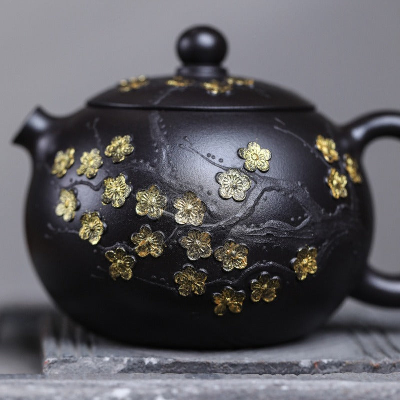 Yixing Zisha Teapot [Plum Blossom Xishi] (Shi Huang - 270ml)