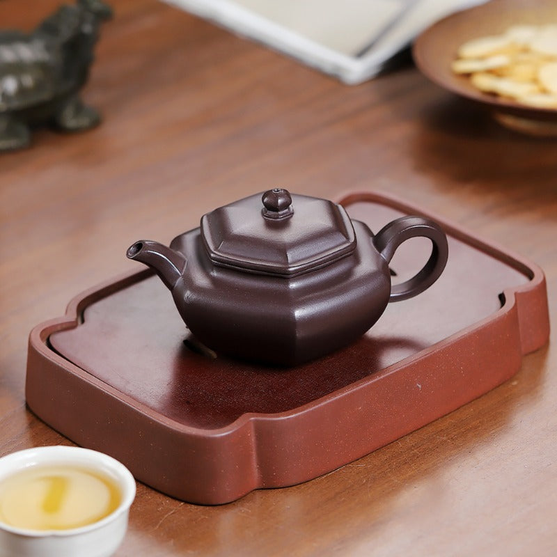 Yixing Zisha Teapot [Liufang Fanggu] (Zi Ni - 200ml)