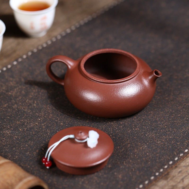 Yixing-Zisha-Teekanne [Han Jiang] (Di Cao Qing - 150 ml)