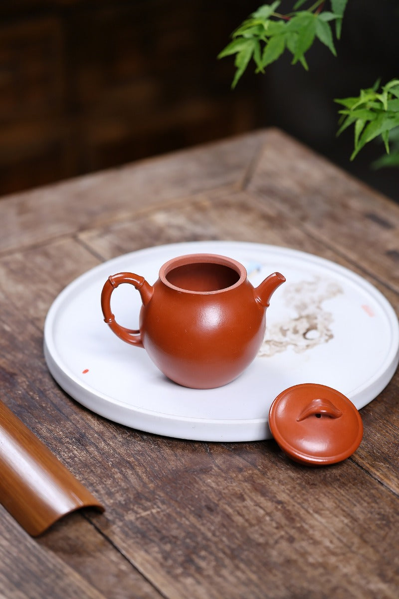 Yixing Zisha Teekanne [Leaf of Autumn] (Zhao Zhuang Zhu Ni - 180ml)