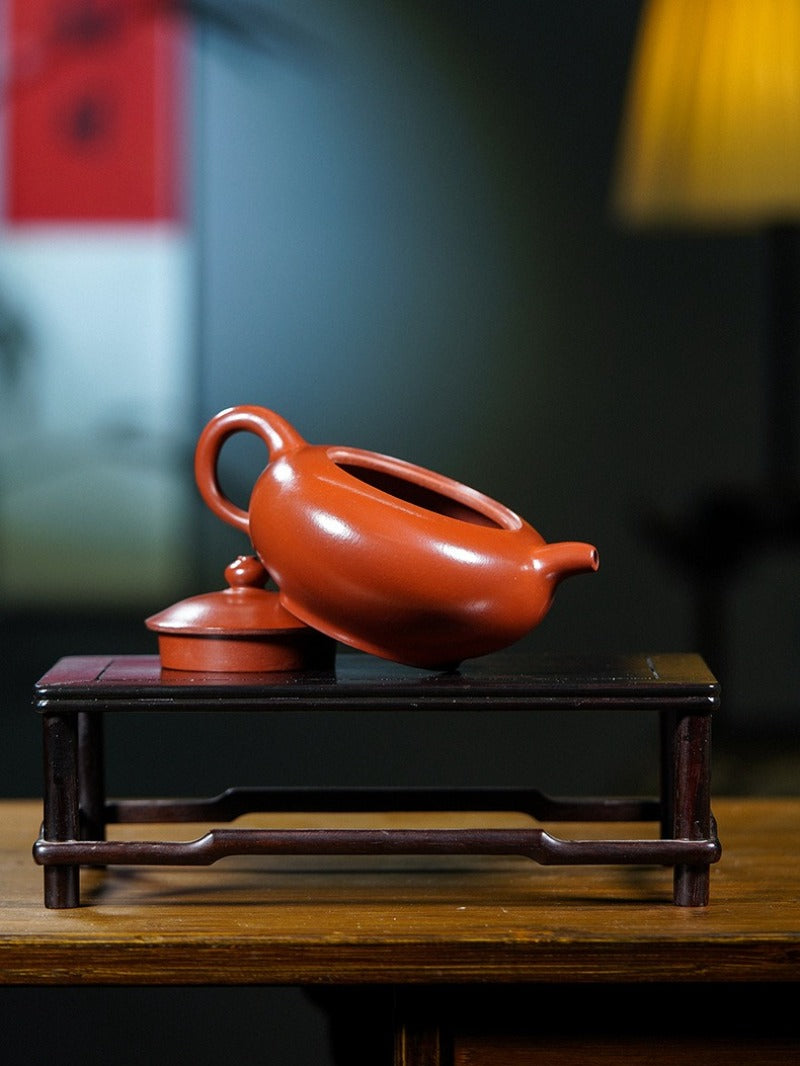 Full Handmade Yixing Zisha Teapot [Wan Yu] (Dahongpao - 320ml)
