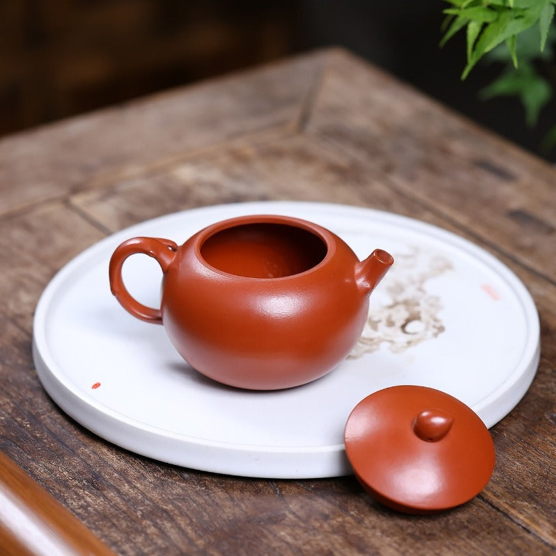 Teko Zisha Yixing [Peach Xishi] (Zhao Zhuang Zhu Ni - 240ml)