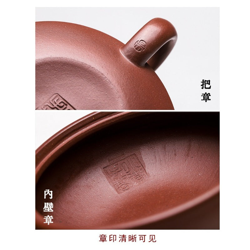 Full Handmade Yixing Zisha Teapot [Shang Shan Ruo Shui] (Di Cao Qing - 160ml)