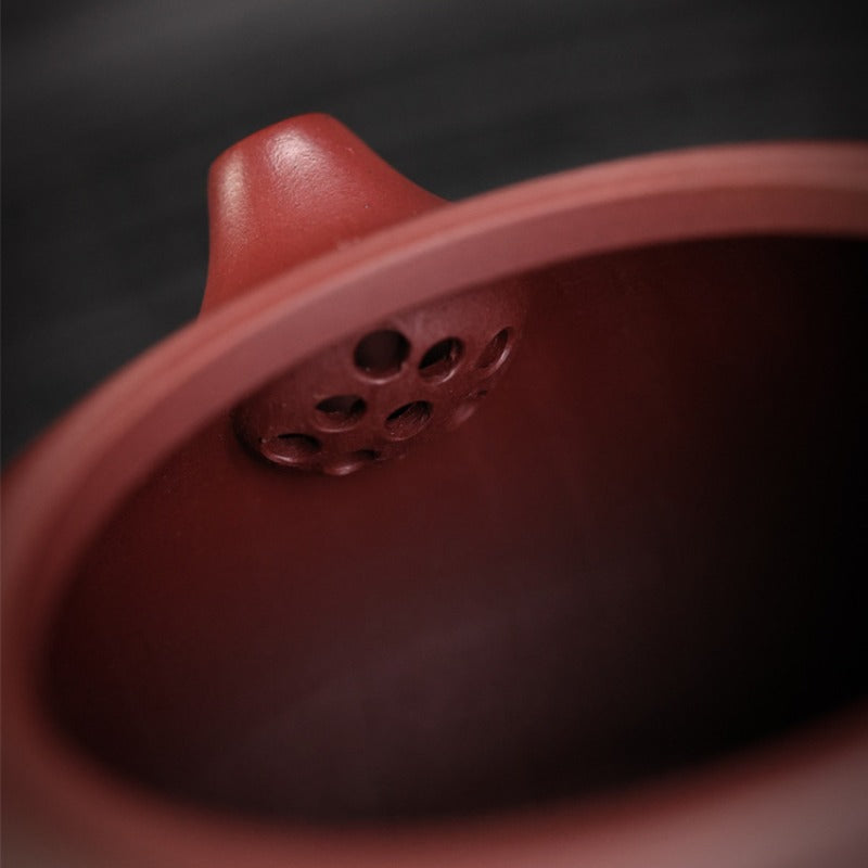 Full Handmade Yixing Zisha Teapot [Bian Xishi Pot] (Long Xue Sha - 200ml)
