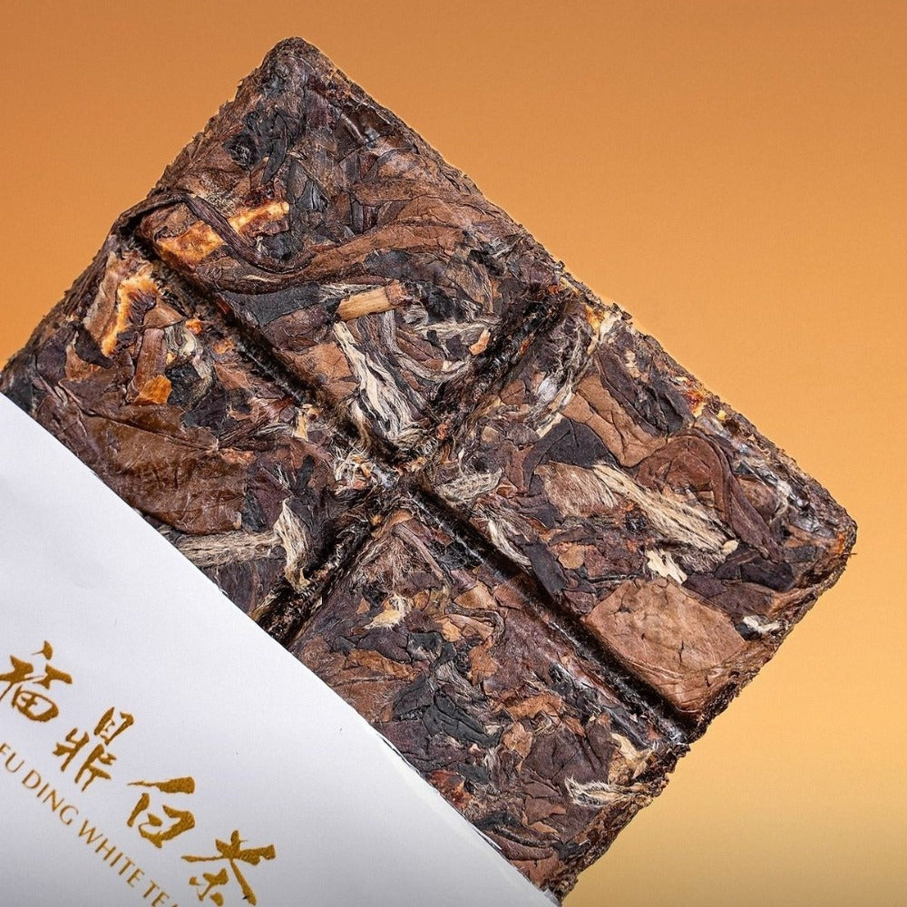 2015 Fuding Mandarin White Tea Brick [Gong Mei x Mandarin] Geschenkset 300g