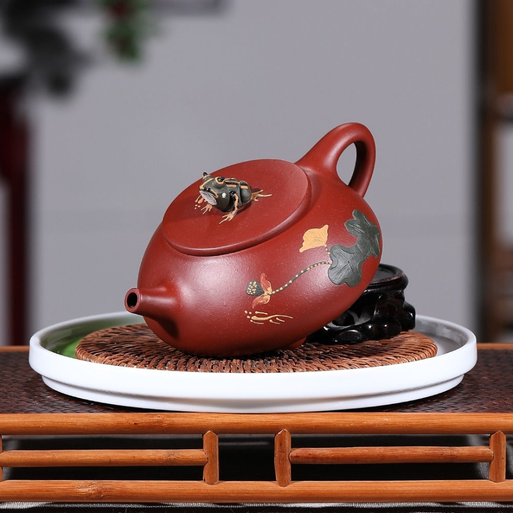Service à thé Yixing Zisha [Étang de lotus au clair de lune] (Dahongpao - 260 ml)