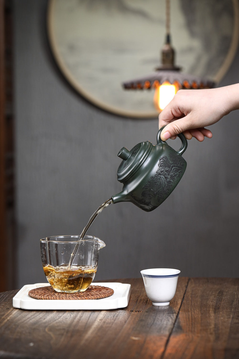 Yixing Zisha Teapot [Dezhong] (Lu Ni - 300ml)