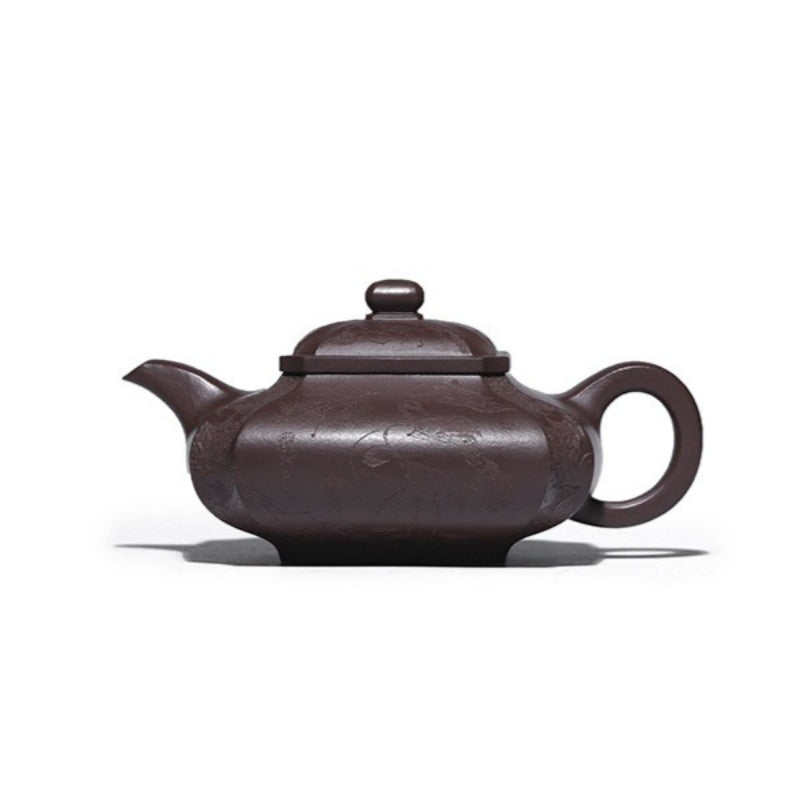 Théière Yixing Zisha entièrement faite à la main [Ju Fu] (Zi Ni - 450 ml)