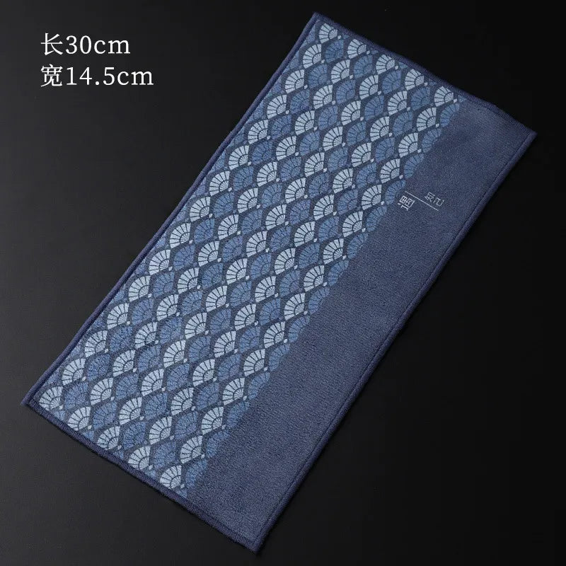 Chinese Style Zen Tea Towel [Met Confidant] - YIQIN TEA HOUSE | yiqinteahouse.com | tea accessories, tea towel, teaware