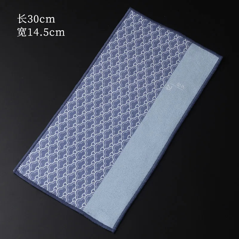 Chinese Style Zen Tea Towel [Met Confidant] - YIQIN TEA HOUSE | yiqinteahouse.com | tea accessories, tea towel, teaware