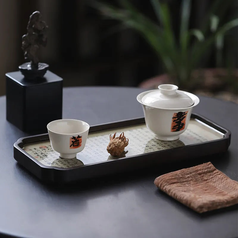 Chinese Sytle [Lanting Xu] Bamboo Tea Tray - YIQIN TEA HOUSE | yiqinteahouse.com | new arrival, tea tray, teaware