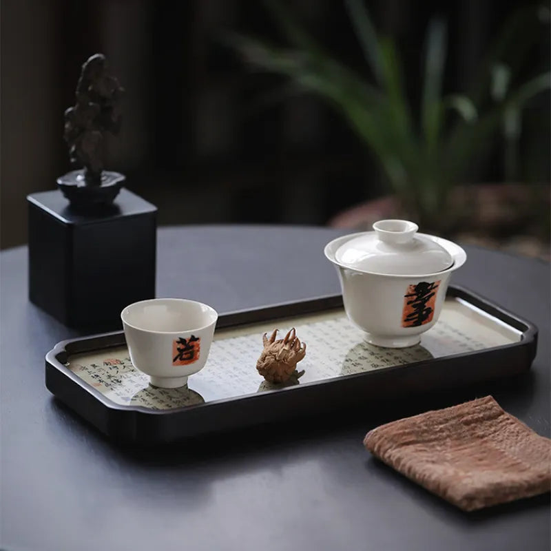 Chinese Sytle [Lanting Xu] Bamboo Tea Tray - YIQIN TEA HOUSE | yiqinteahouse.com | new arrival, tea tray, teaware