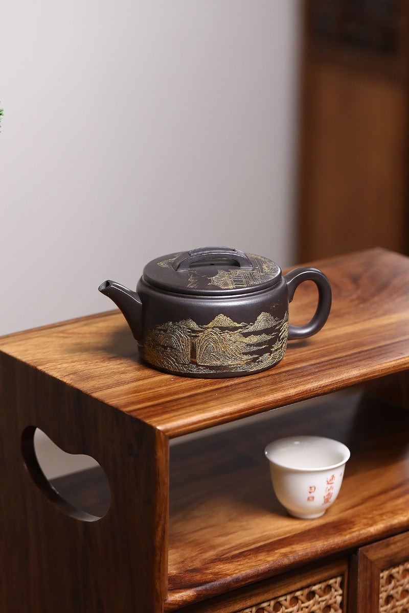 Yixing-Zisha-Teekanne [Hanwa] (Shi Huang - 240 ml)