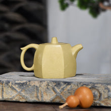 Load image into Gallery viewer, Full Handmade Yixing Zisha Teapot [Liufang Jing Lan Pot 六方井栏壶] (Bensan Lu Ni - 260ml)
