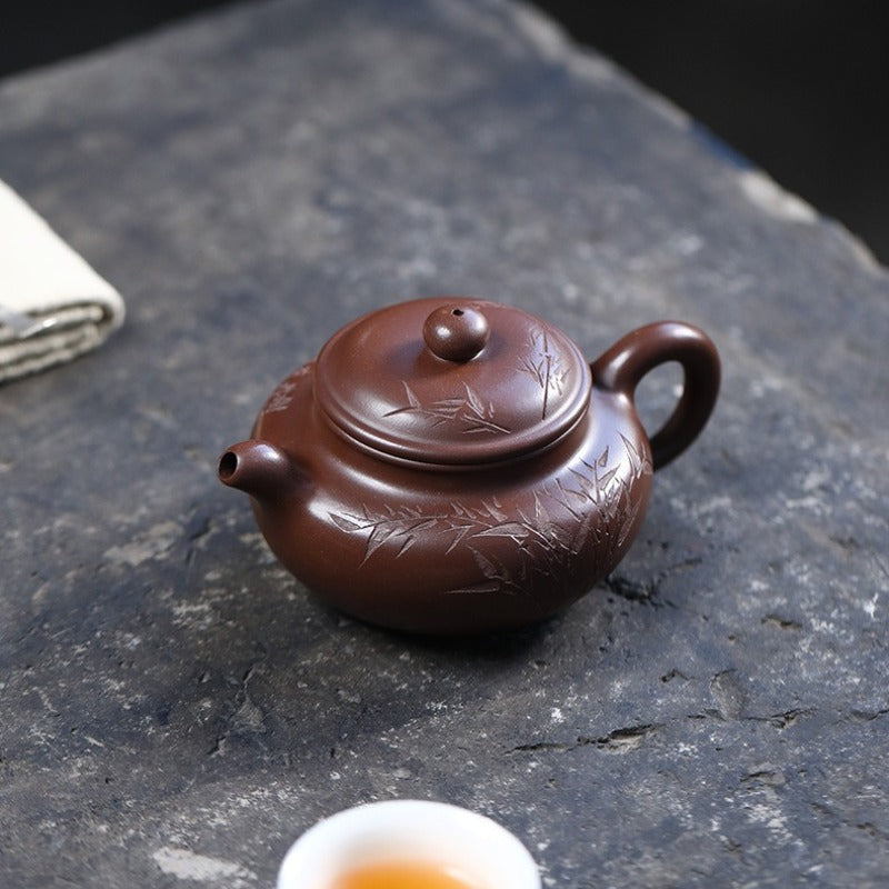 Squisita Teiera Yixing Zisha [Fanggu] (Ge Zi Ni – 220 ml)