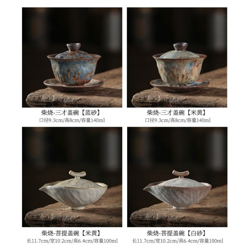 Buy Handmade Beige Glazed Gaiwan