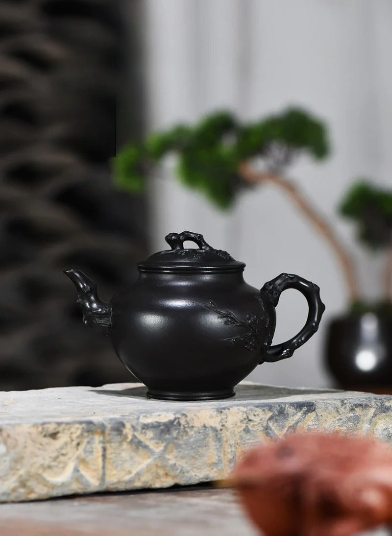 Teiera Yixing Zisha completamente fatta a mano [Mei Bao Chun] (Zhuni ridotto - 360 ml)
