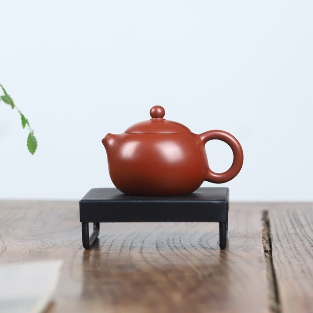 全手工宜兴紫砂茶壶[西施壶] (朱泥- 200ml) – YIQIN TEA HOUSE 一沁茶舍