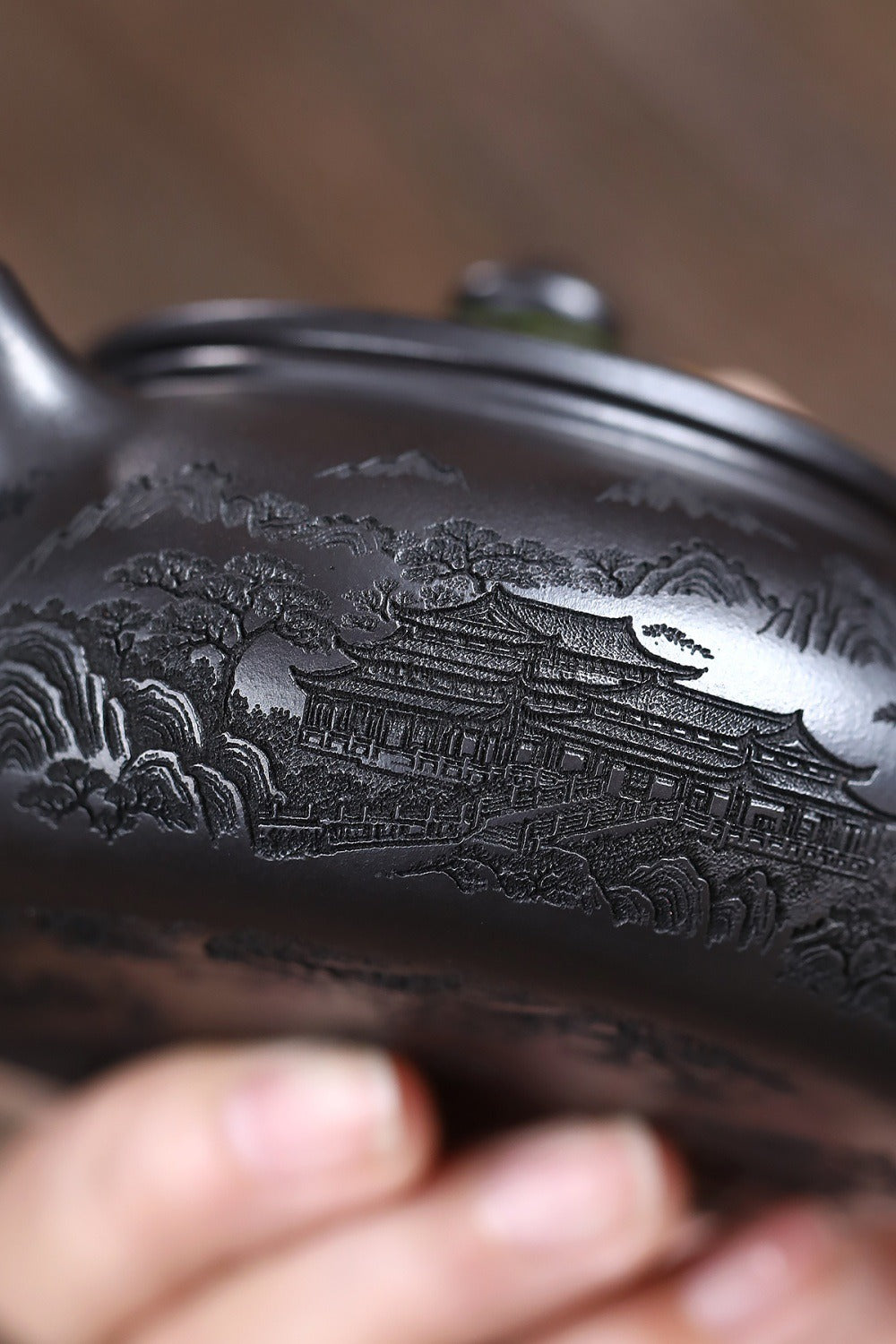 Yixing Zisha Teapot [Magnificent Landscapes] (Shi Huang - 250ml)