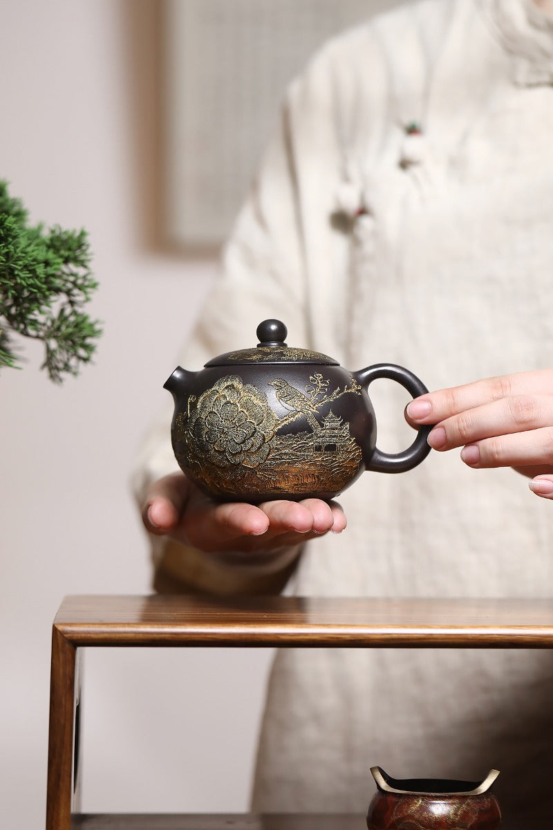 Yixing-Zisha-Teekanne [Xishi] (Shi Huang - 270 ml)