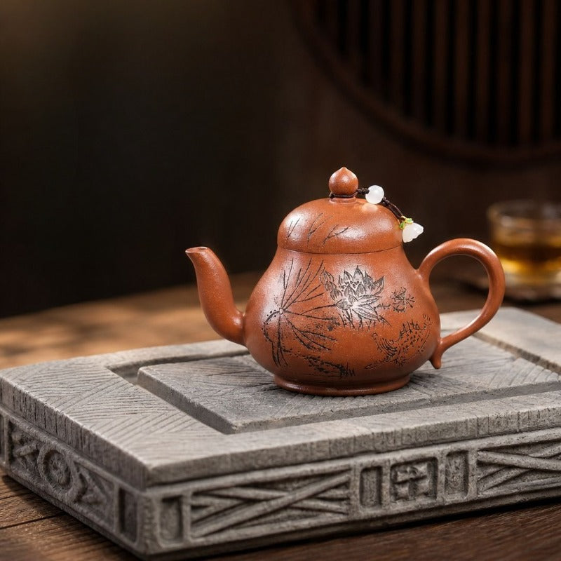 Yixing Zisha Teekanne [Harmony Si Ting] (Jiang Po Ni - 240ml)