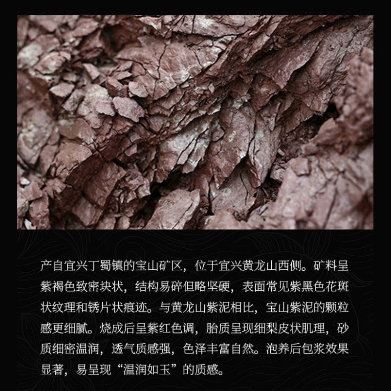 Tetera Yixing Zisha hecha a mano [Sanzu Ruyi] (Baoshan Zi Ni - 300ml)