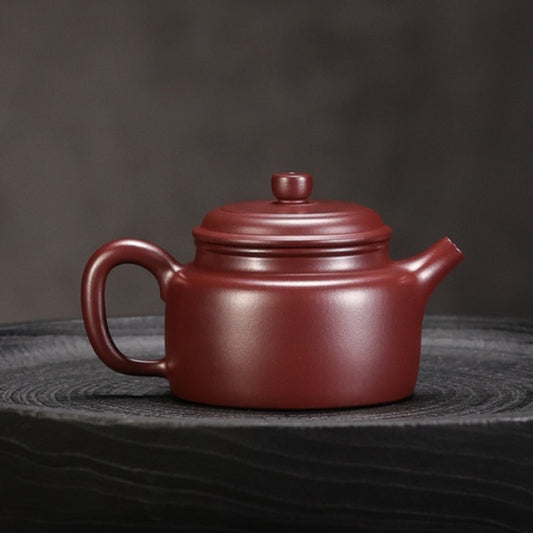 全手工宜兴紫砂茶壶【迷你德钟壶】（龙血砂 - 140ml）


