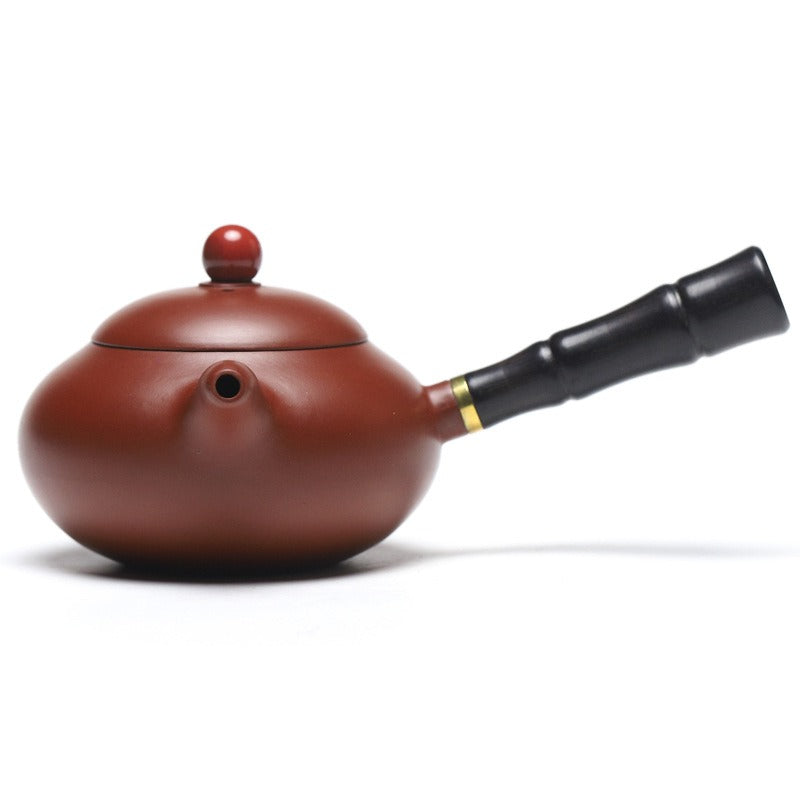Yixing-Zisha-Teekanne [Tang Yu Wendan] (Zi Zhu Ni/Dahongpao - 200 ml)