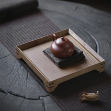 Load image into Gallery viewer, Bamboo Weaving Tea Tray
