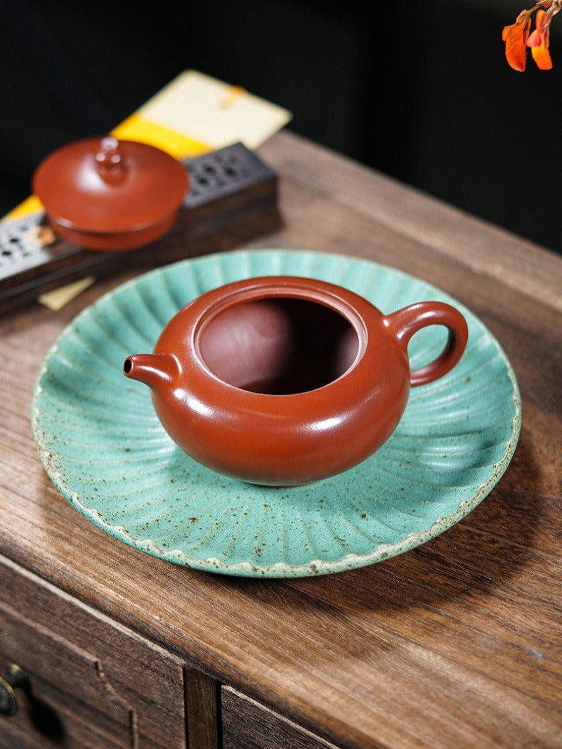 Full Handmade Yixing Zisha Teapot [Wan Yu] (Dahongpao - 320ml)